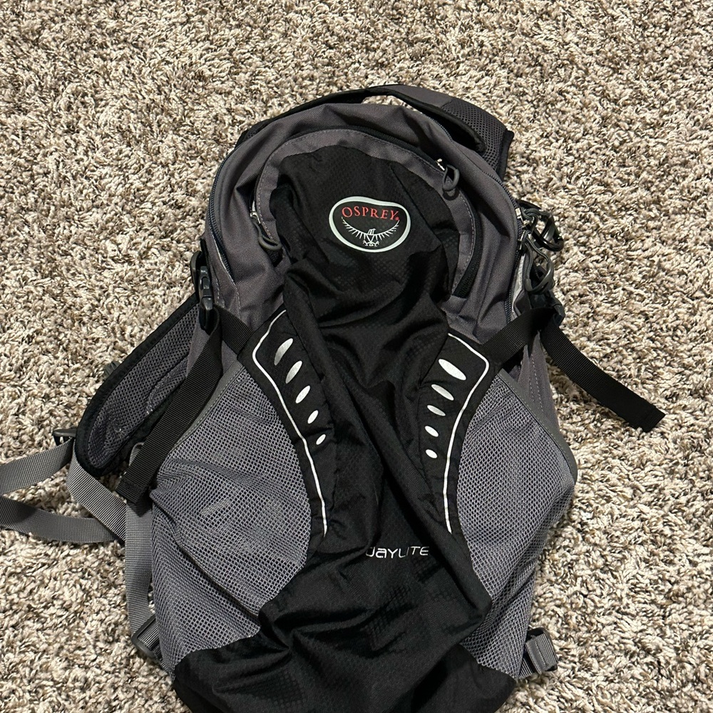 Osprey Black and Gray Backpack
